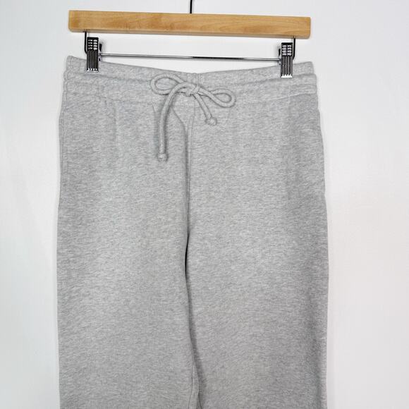 Aritzia TNA Small S Heather Chrome Gray Cozy Fleece Perfect Banded Jogger Cotton - Picture 3 of 11